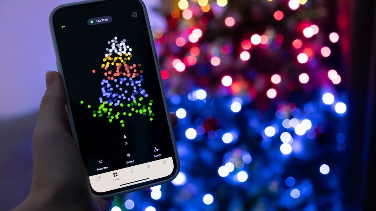 Vánoční řetěz GoSmart LED – hrajte si se světlem pomocí telefonu i hudby Vánoční řetěz GoSmart LED – hrajte si se světlem pomocí telefonu i hudby