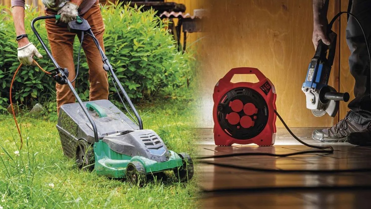 Frühjahrsarbeit im Garten - welches Verlängerungskabel soll ich verwenden?