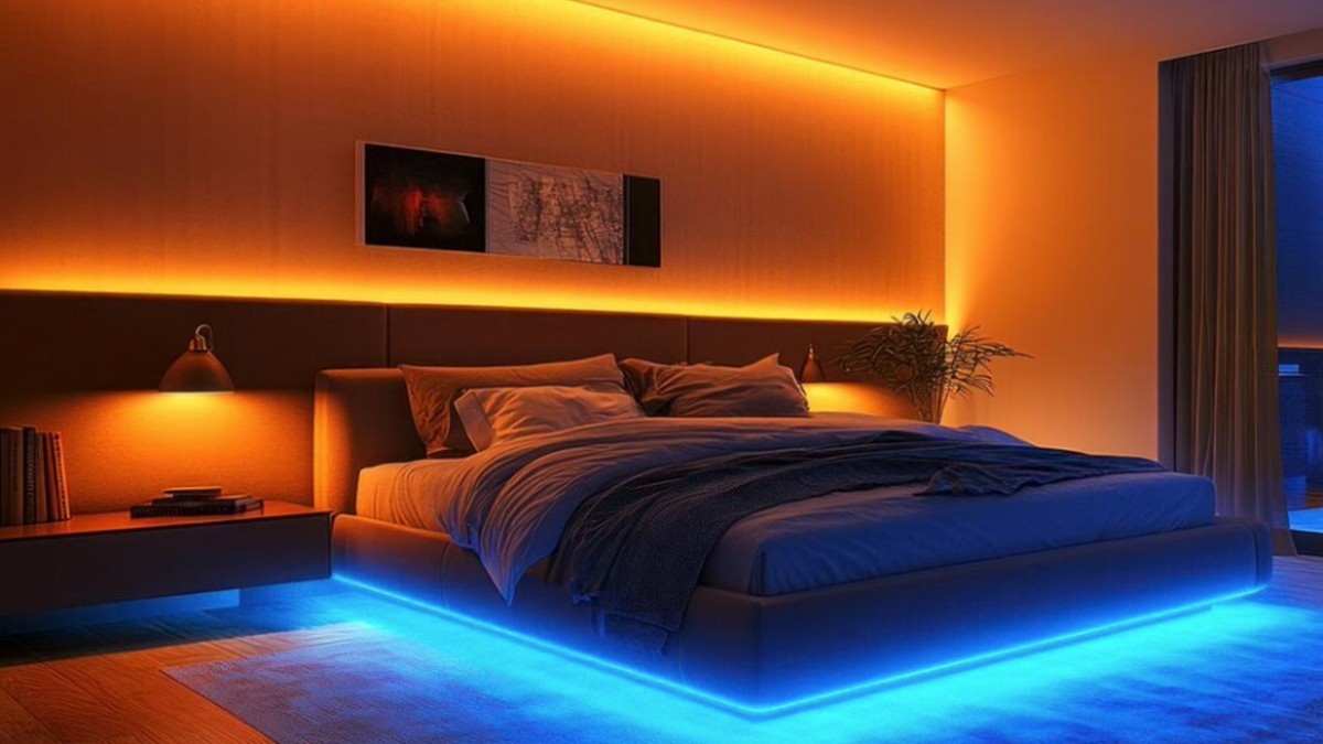 Inspiration für modernes Schlafzimmerdesign mit EMOS GoSmart