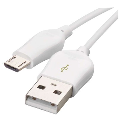 Levně EMOS SM7004W USB kabel 2.0 A/M - micro B/M 1m bílý Quick