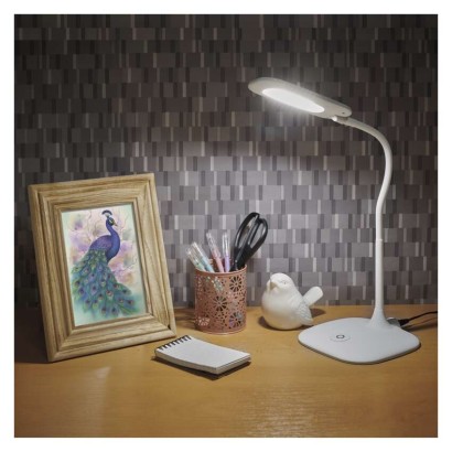 Levně EMOS Z7602W LED stolní lampa Stella, bílá