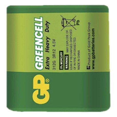 Zinková baterie GP Greencell (4,5V) 3R12