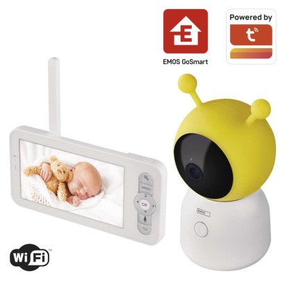 Levně EMOS GoSmart otočná dětská chůvička IP-500 GUARD s monitorem