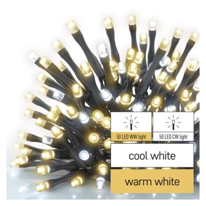 Levně EMOS D1AN01 Standard LED spoj. vánoční řetěz, 10 m, venkovní