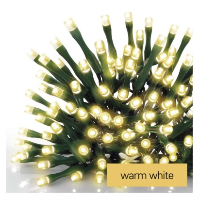 Levně EMOS D4AW09 LED vánoční řetěz zelený, 12 m
