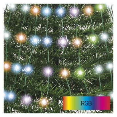 Levně EMOS D5AA02 LED vánoční stromek se světel. řetězem, 1,5 m