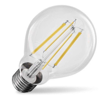 LED žárovka Filament A60 / E27 / 7,5W (75 W) / 1 055 lm / neutrální bílá / stmívatelná