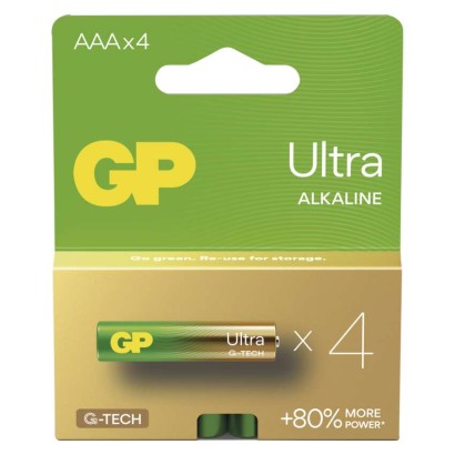 Alkalická baterie GP Ultra AAA (LR03)