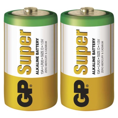 GP Super Alkáli elem LR20 (D) 2db/bliszter