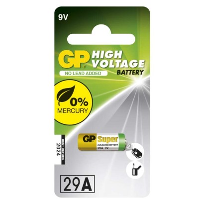 GP Alkalická speciální baterie  29AF (A32, L822) 9 V, 1 ks