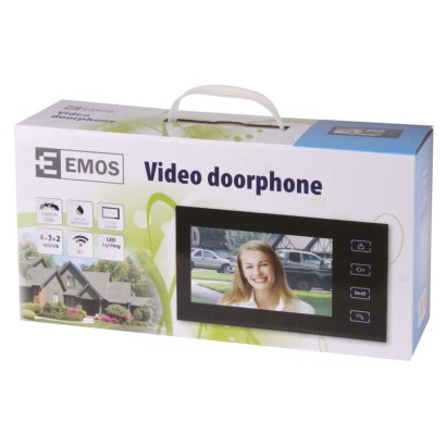 Monitor videotelefonu EMOS RL-10, černý