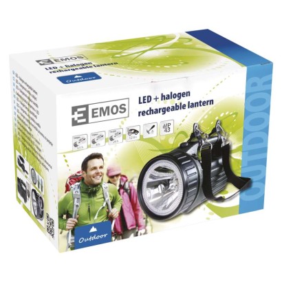 Nabíjacie svietidlo halogénové + 12x LED 3810