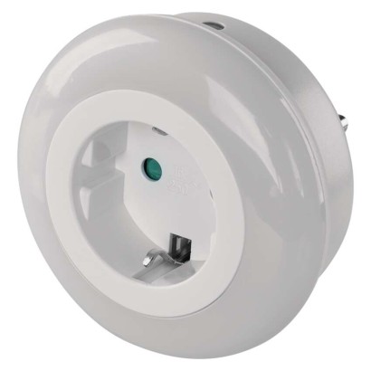 LED naktslampa P3308 ar fotosensoru, spraudņa tipa