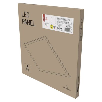 EMOS ZR1433 LED panel 60×60, čtverc. vestavný bílý, 40W n. b