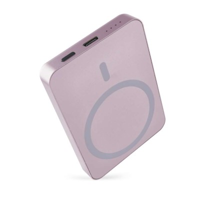 Powerbanka EMOS WI 522, 5 000 mAh, 20 W+Wireless, lososová