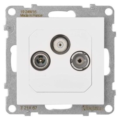 Legrand Suno zásuvka TV-RD-SAT, bílá 