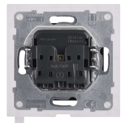 Legrand Suno zásuvka jednonásobná, IP44, černá