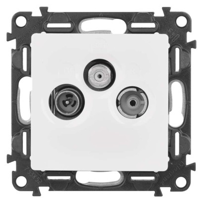 Legrand Valena Life zásuvka TV-RD-SAT, biela