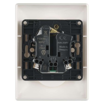 Legrand Valena Life zásuvka dvojnásobná, bílá