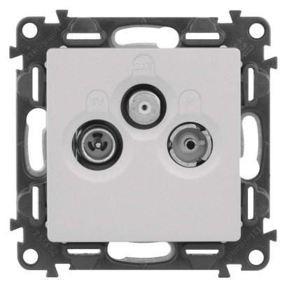 Legrand Valena Life zásuvka TV-RD-SAT, hliníková