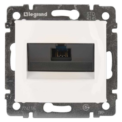 Legrand Valena zásuvka RJ45, biela