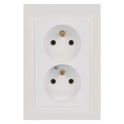 Legrand Valena zásuvka dvojnásobná, bílá