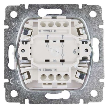 Legrand Valena vypínač striedavý č. 6, biela