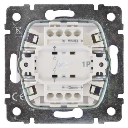 Legrand Valena ovládač tlačidlový zapínací 1/0, biela