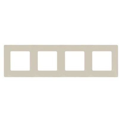 Legrand Niloé rámik štvornásobný, béžová