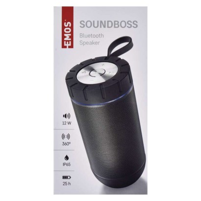 Bluetooth reproduktor EMOS SOUNDBOSS, šedá