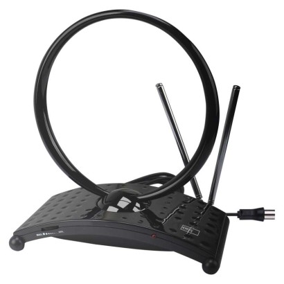 Antena pokojowa EM-209, 0–25 km, DVB-T2, DAB, FM, filtr LTE/4G