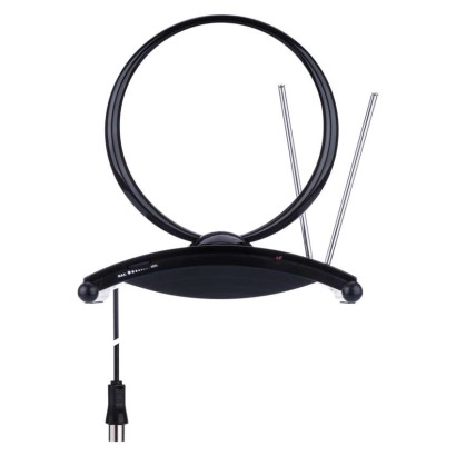 Antena pokojowa EM-209, 0–25 km, DVB-T2, DAB, FM, filtr LTE/4G