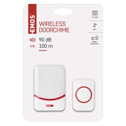 Domovní bezdrátový zvonek P5732 na 3x AAA/micro USB vstup