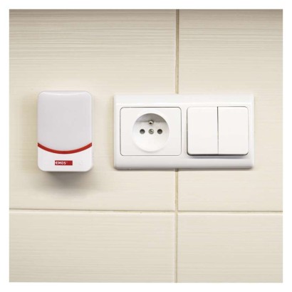 Domovní bezdrátový zvonek P5732 na 3x AAA/micro USB vstup