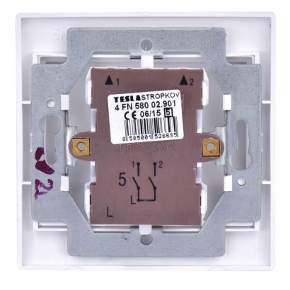 Vypínač PRAKTIK 4FN58002.901 C.5 biely