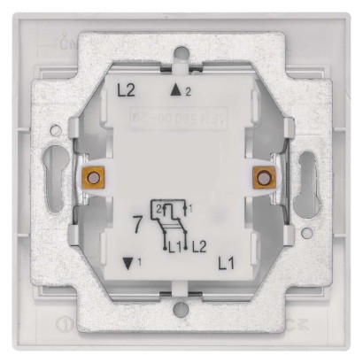 Vypínač PRAKTIK 4FN58007.901 C.7, bílý