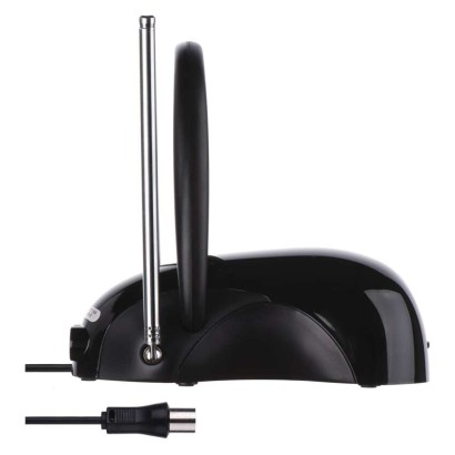 Anténa pokojová EM-004, 0–25 km, DVB-T2, DAB, FM, filtr LTE/4G