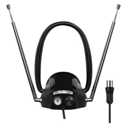 Anténa pokojová EM-004, 0–25 km, DVB-T2, DAB, FM, filtr LTE/4G