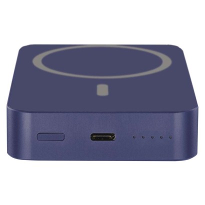Power bank EMOS WI 1046, 10 000 mAh, 20 W+Wireless, modrá