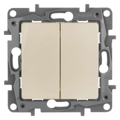 Legrand Niloé přepínač sériový č. 5, béžová