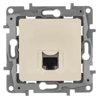 Legrand Niloé zásuvka RJ45 CAT5E, béžová