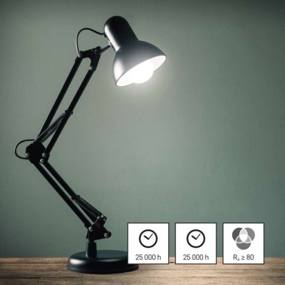 LED izzó Filament A60 / E27 / 11 W (100 W) / 1 521 lm / természetes fehér