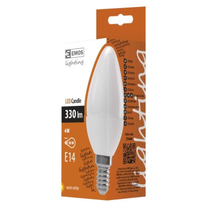 LED žárovka Classic Candle 4W E14 teplá bílá