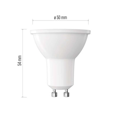 LED žárovka Classic MR16 / GU10 / 3,8 W (30 W) / 320 lm / teplá bílá