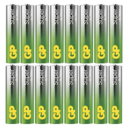 Baterija GP SUPER alkalna LR03 AAA 16 kos