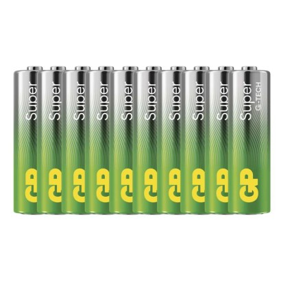 Alkalická baterie GP Super AA (LR6), 10 ks