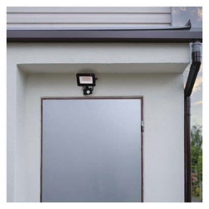 LED reflektor SIMPO s pohybovým čidlem, 30 W, černý, neutrální bílá