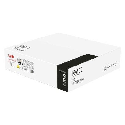 LED prožektors AVENO, 200 W, melns, neitrāli balts