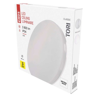 LED lampa TORI, 40 cm, 36 W, neitrāli balta, IP54