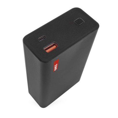 Ārējais akumulators NTBF20, 20 000 mAh, 65 W, melns